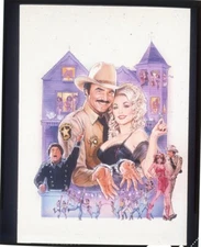 Best Little Whorehouse in Texas Dolly Parton Burt Reynolds Art 4x5 Transparency