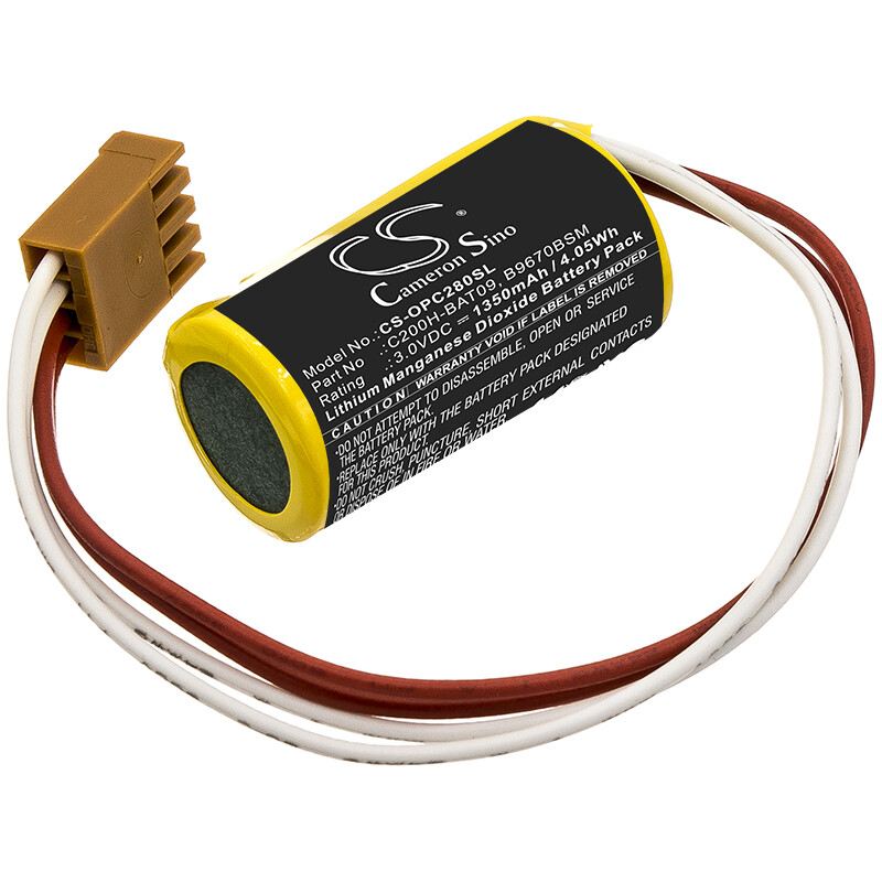 Vhbw Ersatzbatterie Für Omron C200H-BAT09 – 3V, 1350 MAh, Li-MnO2, SPS-kompatibel