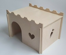 Chinchilla Plywood House / Castle Rat Rodents Rabbit Guinea Pig Pet Hamster Degu
