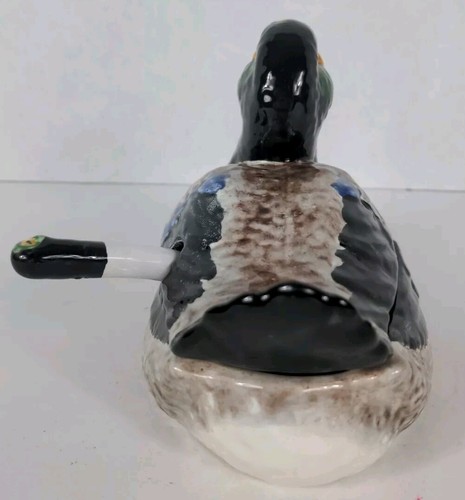 Bordallo Pinheiro Duck Shaped Soup Tureen w/ Ladle Made in Portugal - Picture 5 of 10