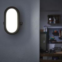 Ledvance Led Wandleuchte Led Bulkhead 6W 4000K Bk IP54