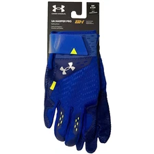 Under Armour UA Harper Pro 21 Batting Gloves 1365465-400 Blue (Men’s Small) S