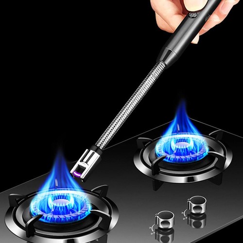 360° LED Electric Arc BBQ Lighter USB Windproof Flameless Plasma Ignition Hot J0 - Picture 11 of 27