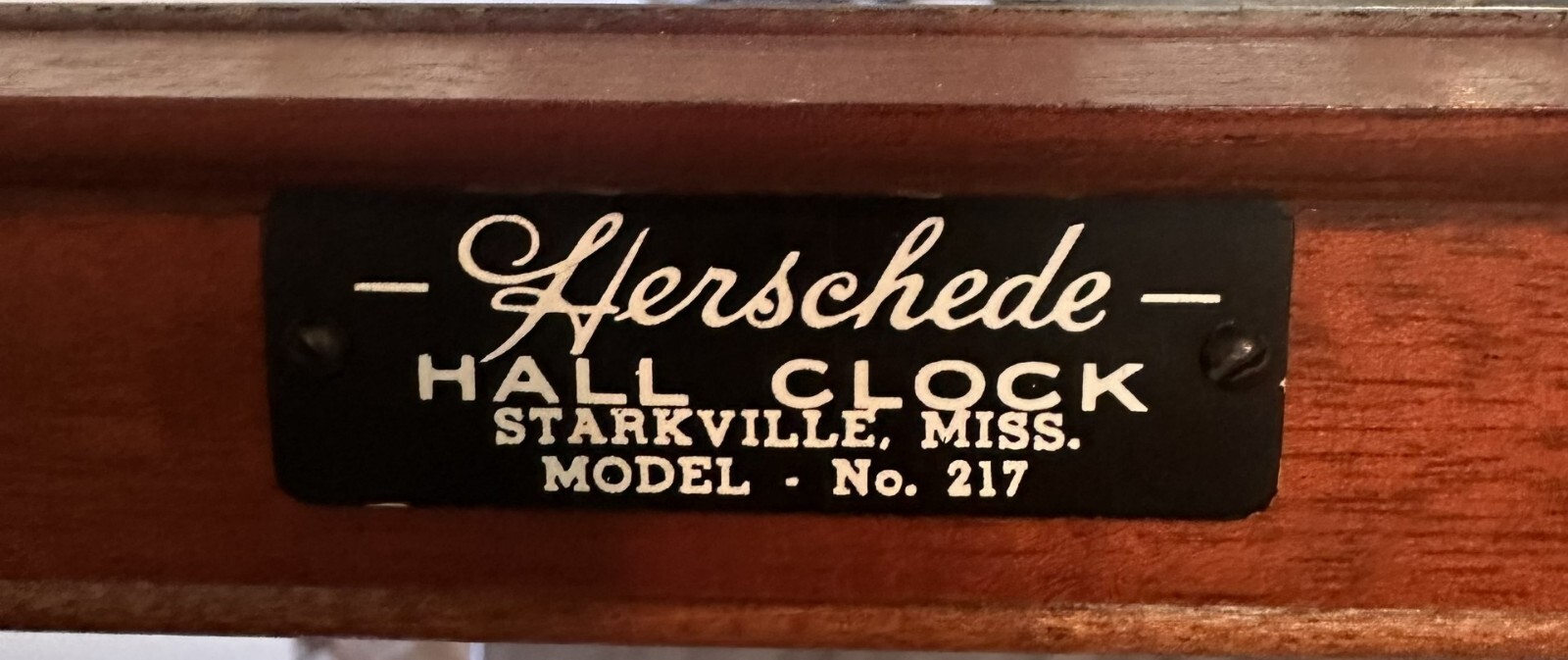 Herschede Model #217 - Grandfather Clock (Hall Clock) Antique. 