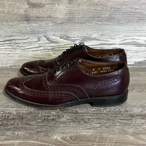 Allen Edmonds Lloyd Wingtip Oxford Brogue Derby Shoes Size 9 - Picture 8 of 8