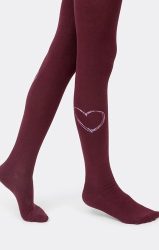 Warm tights for girls, cotton - Picture 2 of 2
