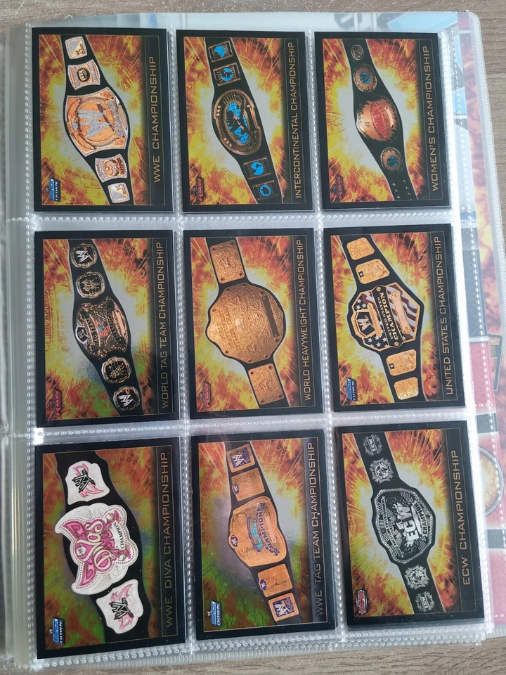🇺🇲 Album Complet TOPPS WWE SLAM ATTAX Collector Binder TCG - Photo 4/4