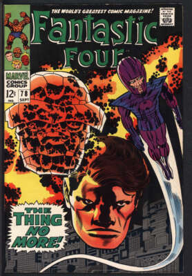 FANTASTIC FOUR #78 7.0 // 1ST APPEARANCE DR. MOLINARI MARVEL 1967
