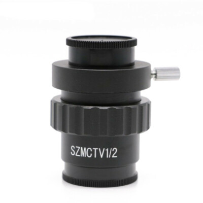 1X 1/2 1/3 CTV Lens Adapter for SZM Trinocular Stereo Microscope CCD Camera
