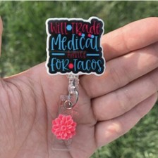 Medical Advice Nurse Badge Holder/Reel ID Card Holder lanyard Gift/Medical