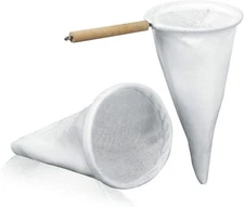 NEW 2 Pack Spanish Coffee Filter Strainer Colador De Cafe Flannel Cloth 8inch