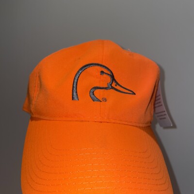 Ducks Unlimited Fluorescent Orange Hunting Cap Hat NEW BID