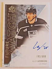 2023-24 SP Authentic Alex Laferriere Retro Future Watch Autograph #RFWA-AL /699