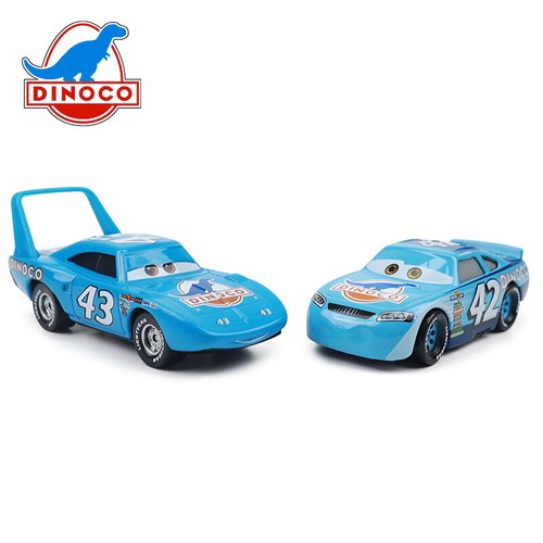 Disney Pixar Cars DINOCO Series Nr.95 McQueen Nr.42 Cal Druckguss Spielzeug Auto - Bild 8 von 41