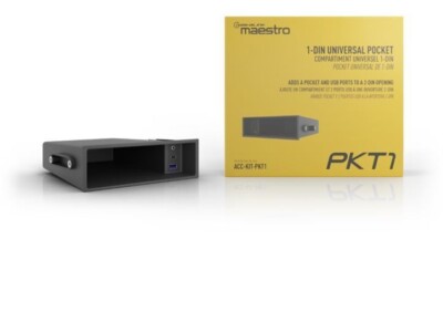iDatalink ACC-KIT-PKT1 Single Din Universal Pocket w/USB, HDMI & Aux Inserts