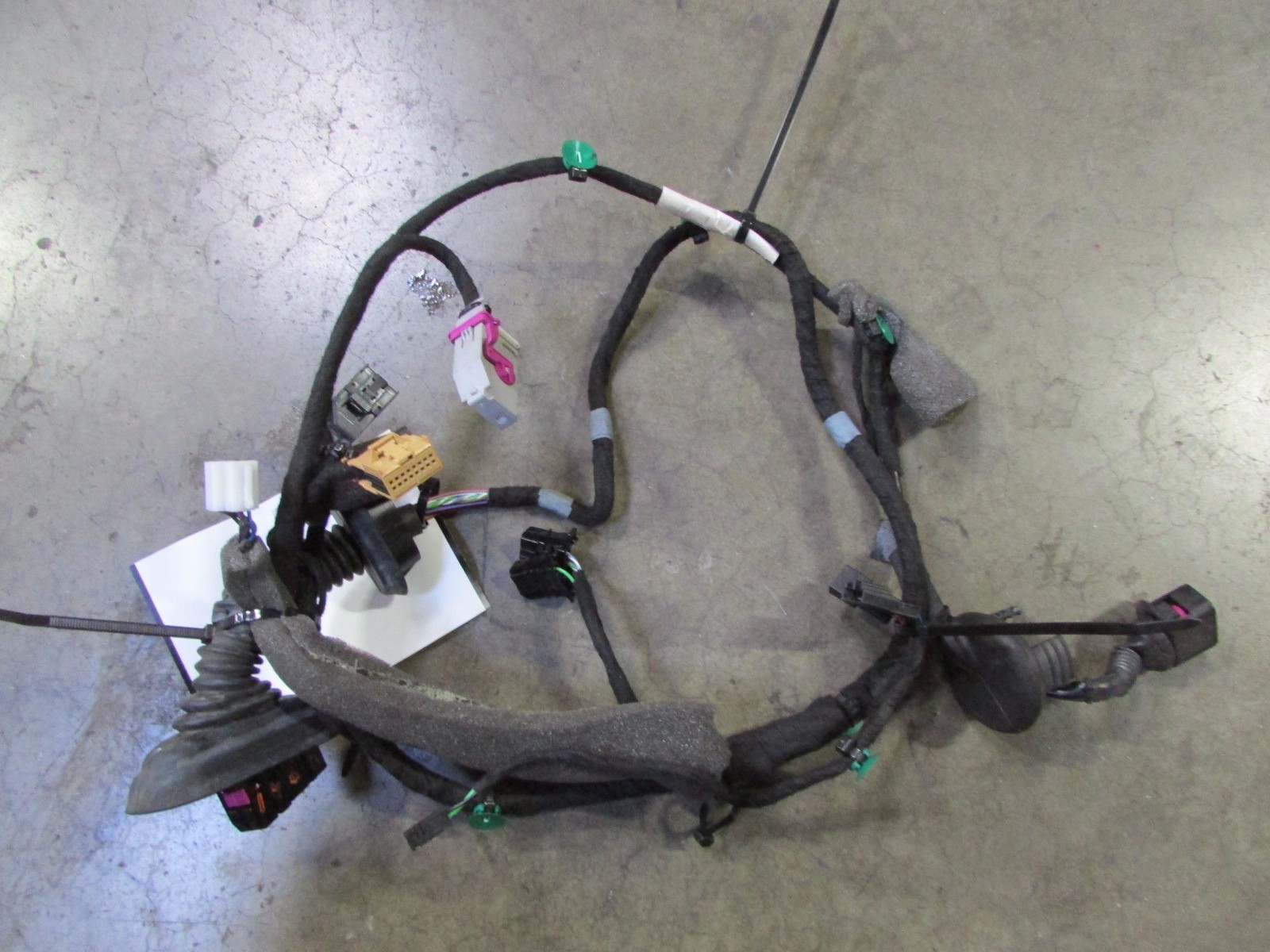 Lamborghini Gallardo, Left or Right Door Wire Harness, Used, P/N 400971036D