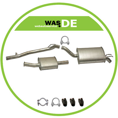 Silencieux Central Pour Renault Clio III 1.6 16V 2005+ - Pièce échappement Neuve - Réf Multiples