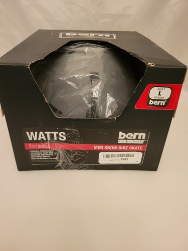Bern Watts Matte Grey Thin Shell All 