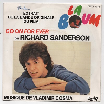 45T SP B.O. Vladimir COSMA Richard SANDERSON ''La boum'' BARCLAY 100 145