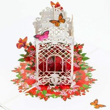 Decorative Cage Pop Up Cards