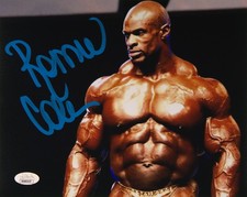Ronnie Coleman Signed 8x10 Mr Olympia Tournament pose JSA