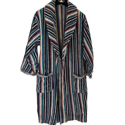 Missoni Bathrobe Striped Cotton 100% Multicolor Size M