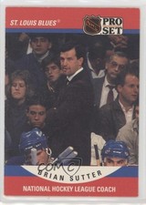 1990-91 Pro Set Brian Sutter #676 16jy