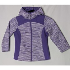 FREE COUNTRY Girls purple white all weather jacket size 5/6 Gorpcore Outdoorsy