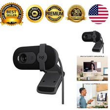 Brio 101 Full HD 1080p Webcam for Streaming and Meetings Black