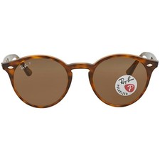 NEW Ray-Ban RB2180 710/83 Light Havana/Polarized B-15 Brown Sunglasses 49mm