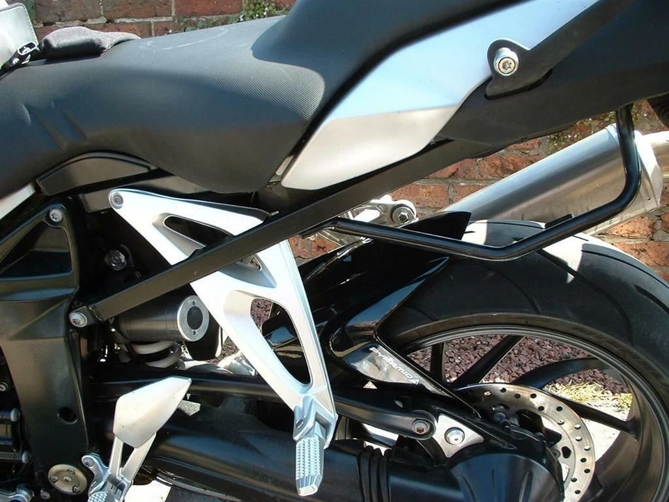 Pyramidmoto BMW K1200R K1200S Sport 2006-2011 Pare-boue arrière Noir Brillant - Photo 3/3