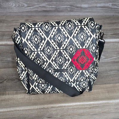 Petunia Pickle bottom diaper bag, geometric design, backpack & shoulder straps
