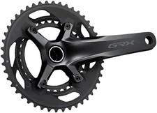 Shimano GRX FC-RX600-11 Crankset 165mm 11-Spd 46/30t 110/80 BCD Black