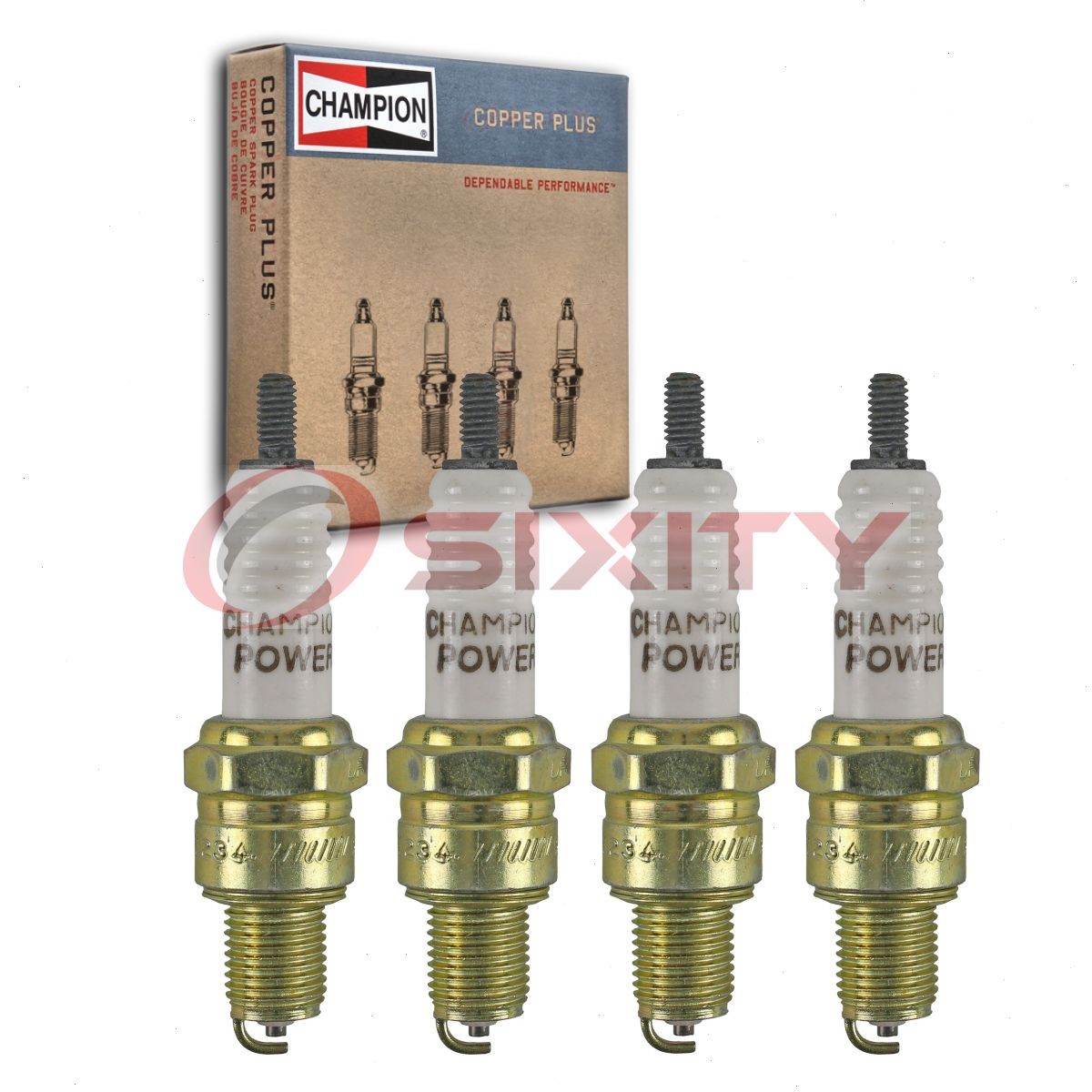 4 pc Champion 705 Copper Plus Spark Plugs for Ignition Secondary  mb