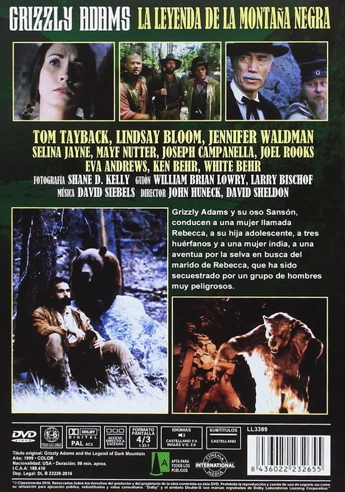 Grizzly Adams:  La Leyenda de la Montaña Negra (Grizzly Adams and the Legend of  - Image 2 of 3