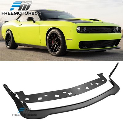 Fit 15-23 Challenger SRT Hellcat Textured Black PP Front Bumper Lip Splitter