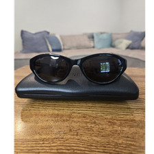 Balenciaga BB0404SK Women's Oval Black Sunglasses UV400 58-18-135