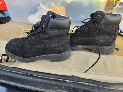 Timberland Kids Classic 6'' Black Insulated Lace-Up Boots