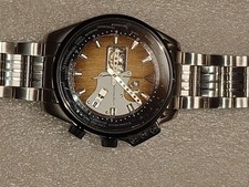 Orologio Orient Retro Future Vecchio Modello Chitarra Noce Venatura Legno Autentico Raro