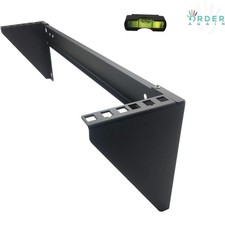 19 Inch Steel Wall Mount Server Rack 2U 125 lb Capacity Vertical Data Cabinet