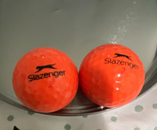 Slazenger Model Orange Golf Balls - 2 Ball Set for Golf