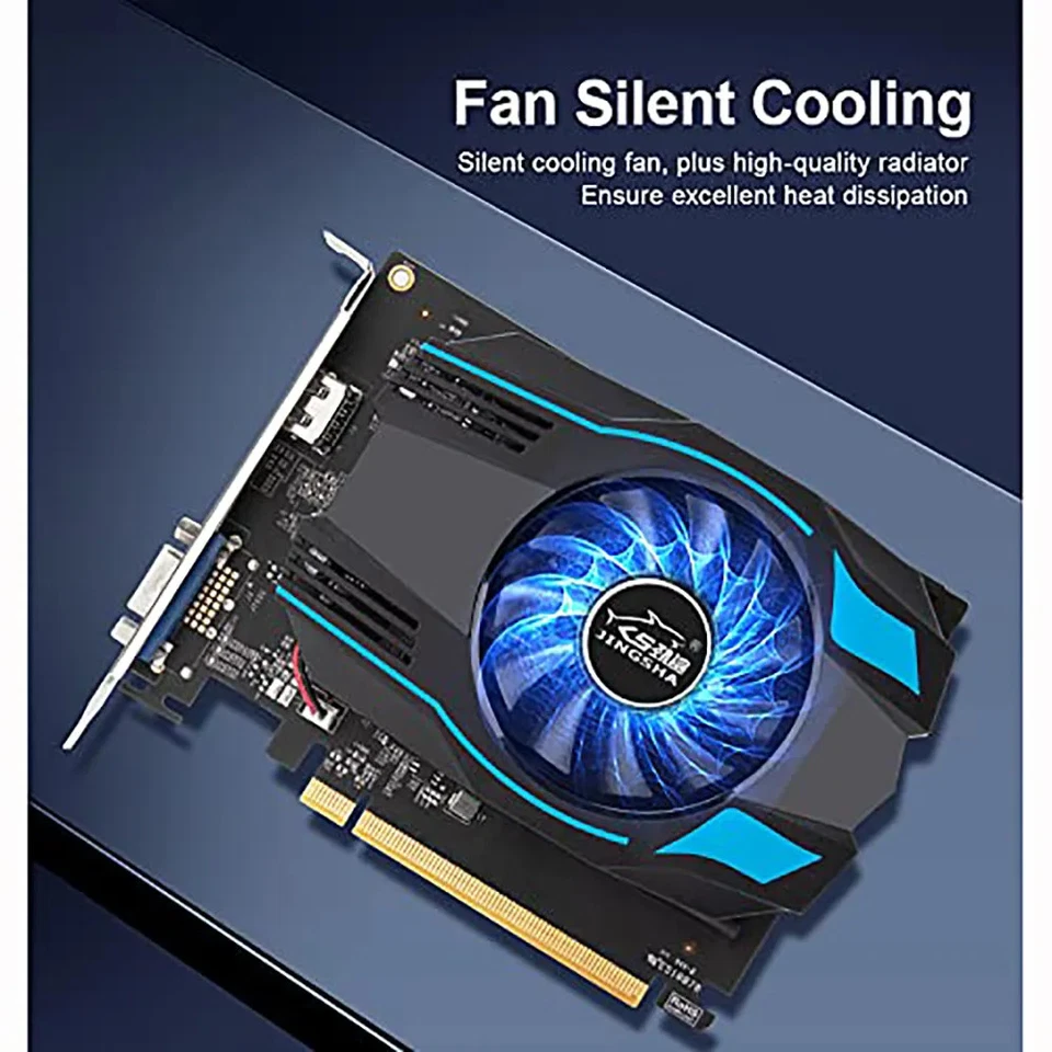 JINGSHA GeForce GT 1030 GDDR5 2GB 64 Bit PCI Express 3.0 x 16 VGA HDMI - Image 3 of 4