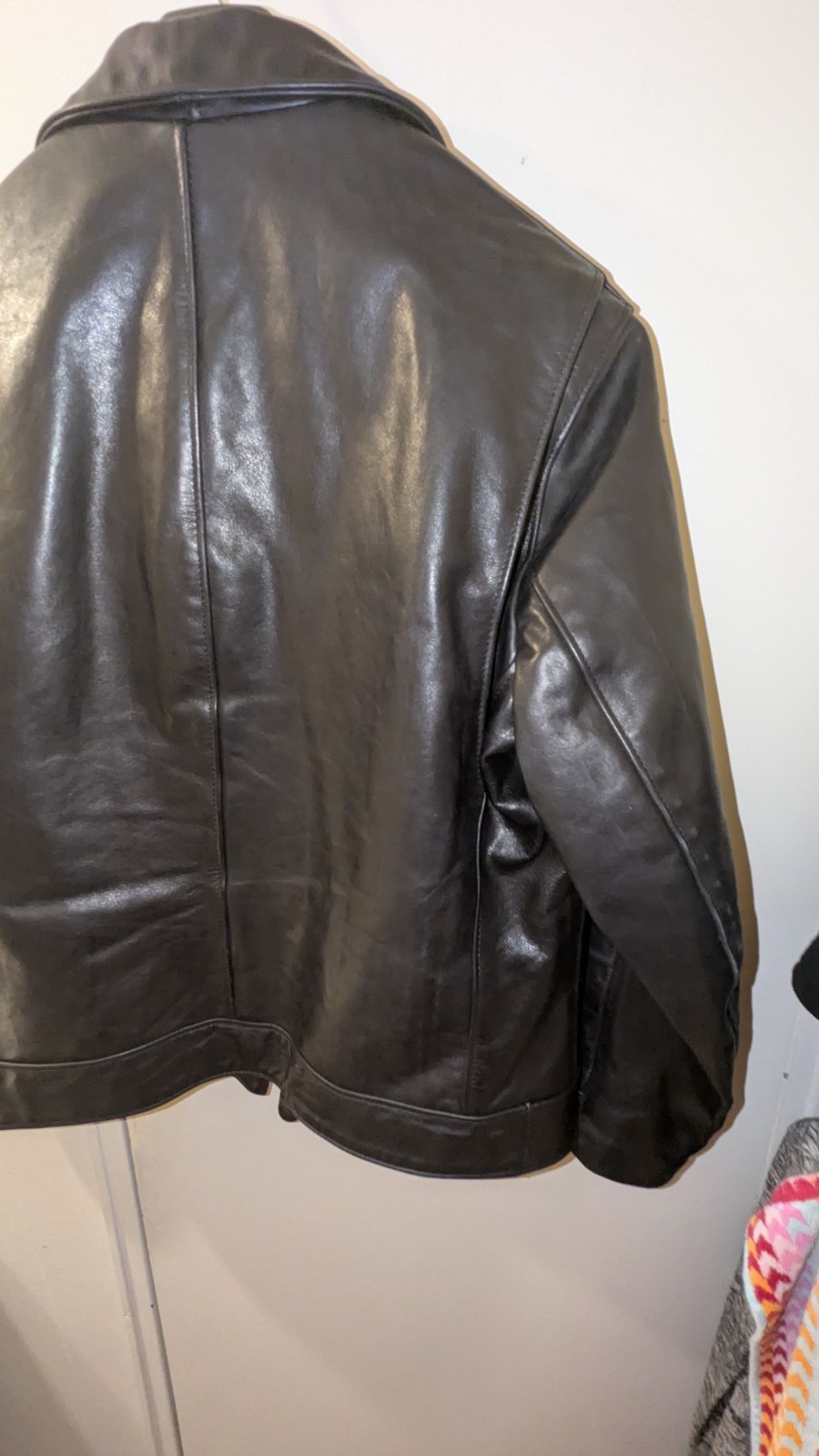 Schott NYC Perfecto 576 Waxy Cowhide Leather Jacket Size XL
