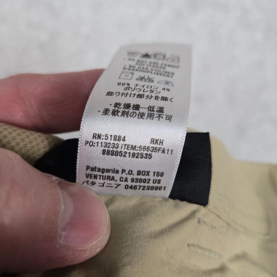 PANTALONES PATAGONIA ROCK GUIDE HOMBRE 34X32 BEIGE TOSTADO TECH CARGO LIGEROS Foto 4 de 4