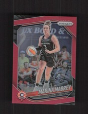 2025 Panini Prizm WNBA #18 Marina Mabrey Red Prizms #/299