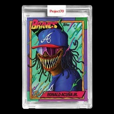 2021 Topps Project 70 Ronald Acuna Jr. Braves Card #34 by Alex Pardee