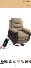 Brown Recliner Chair Oversized with 2 Side Pockets and USB Port. Great Condition