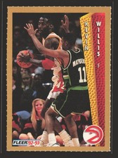 1992-93 Fleer NBA Giant Stars Golden Magazine Perforated #NNO Kevin Willis