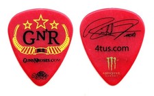 Guns N' Roses Richard Fortus Signature Red Guitar Pick - 2012 Tour GNR