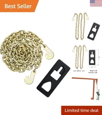 47in Chain T Post Puller Plate - Durable Steel Tool for Quick Post Removal